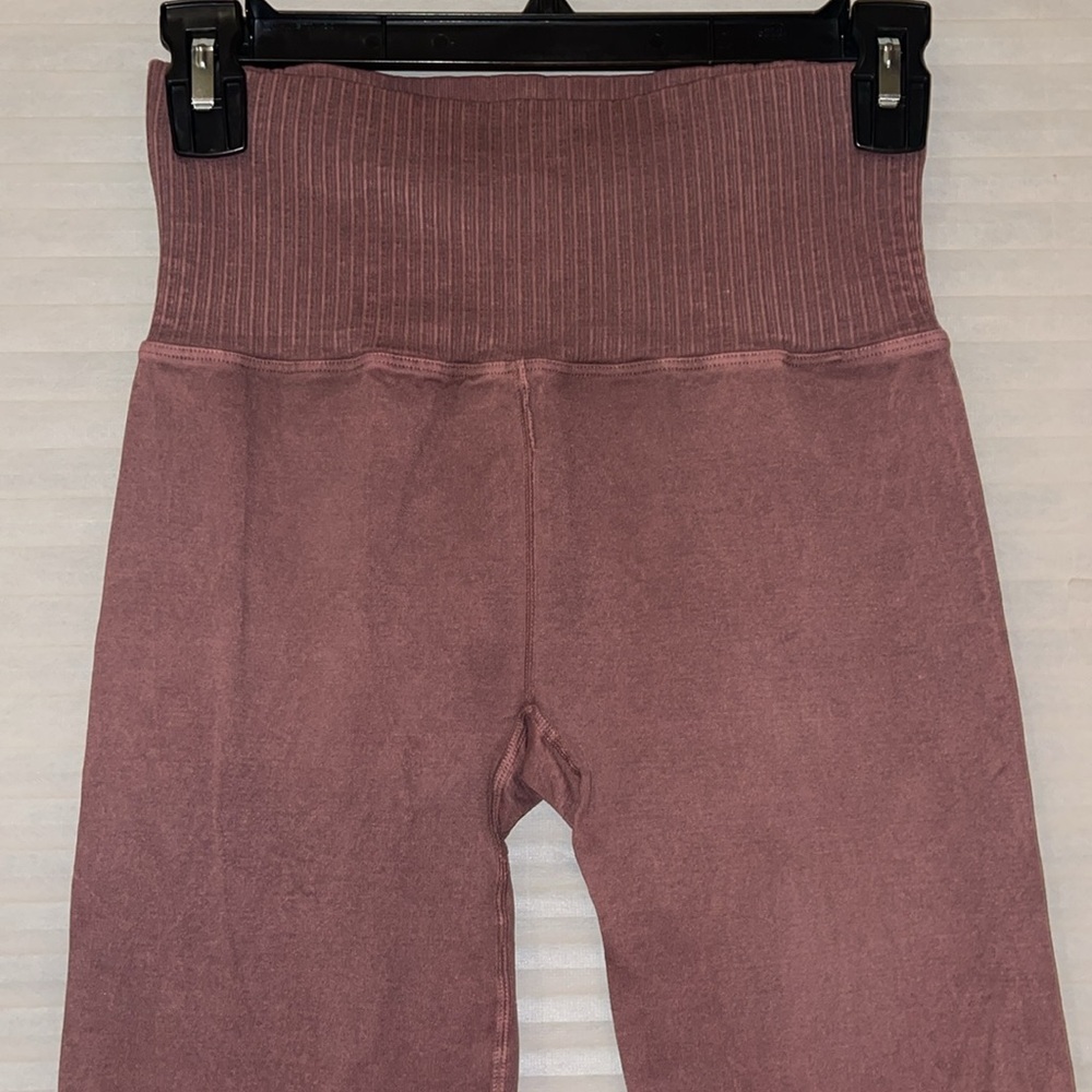 Nwot Fp Movement Rust Color Good Karma Leggings M… - image 2
